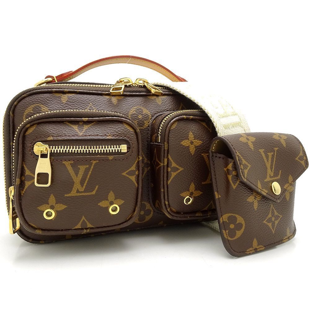 Louis Vuitton Monogram Utility Bum Bag Crossbody Brown